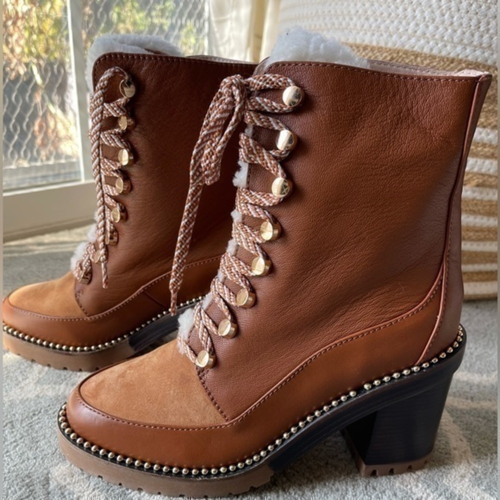 Cecelia New York Tia Heeled Boots. NWT